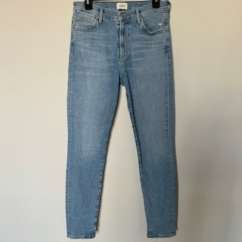 Women's Citizens of Humanity Rocket Ankle Jeans Size 30 Straight Leg Light Wash